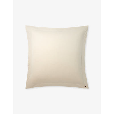 selfridges Ralph Lauren Home Brand-Embroidered Oxford Cotton Pillowcase 65cm x 65cm- Buy online at McGrocer