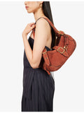 Coach Drifter 31 suede shoulder bag with gold hardware, UK version