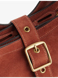 Coach Drifter 31 suede shoulder bag with gold hardware, UK version