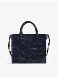 Zadig&Voltaire Angel branded denim tote bag, UK version