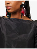 Marni bow drop earrings 14.5cm - British product