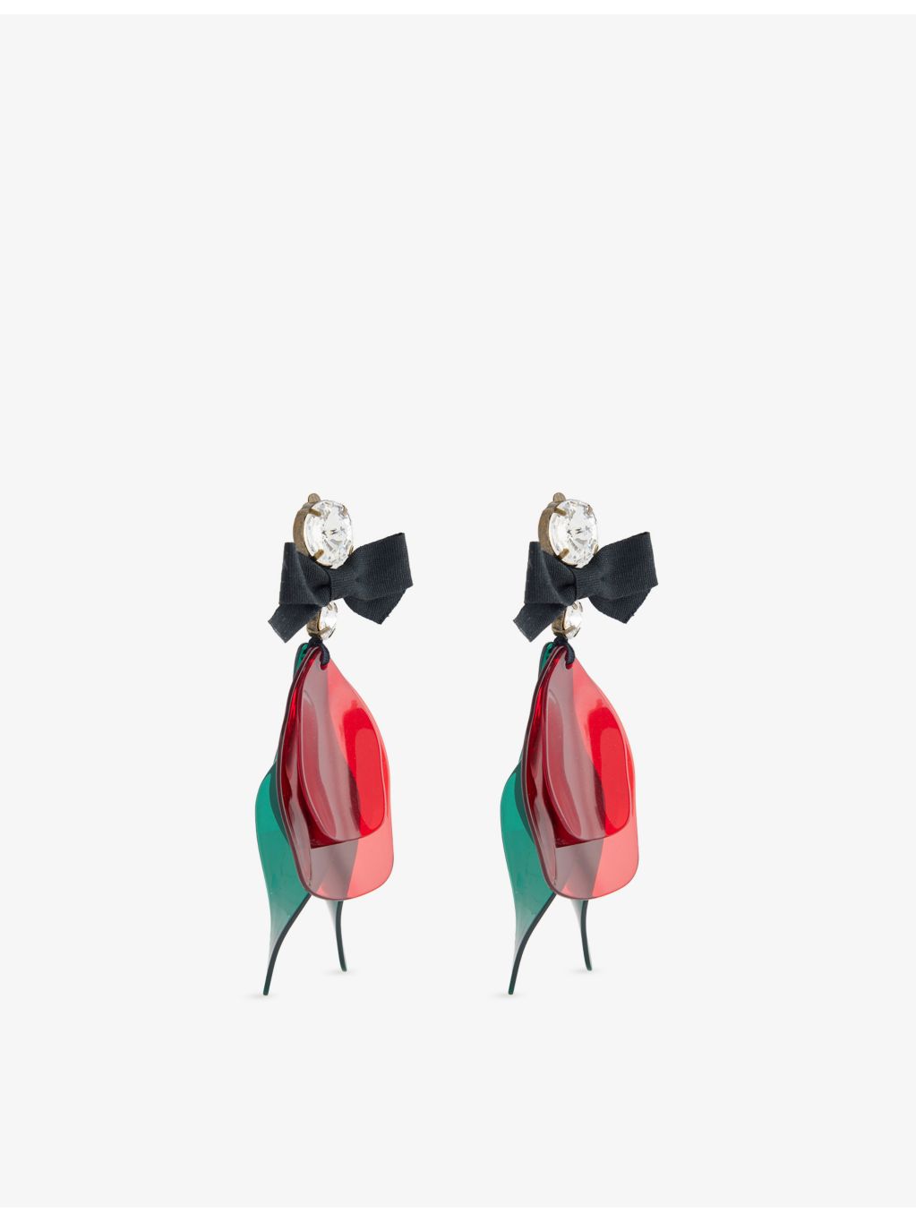 Marni bow drop earrings 14.5cm - British product