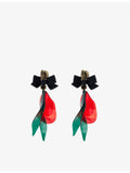 Marni bow drop earrings 14.5cm - British product