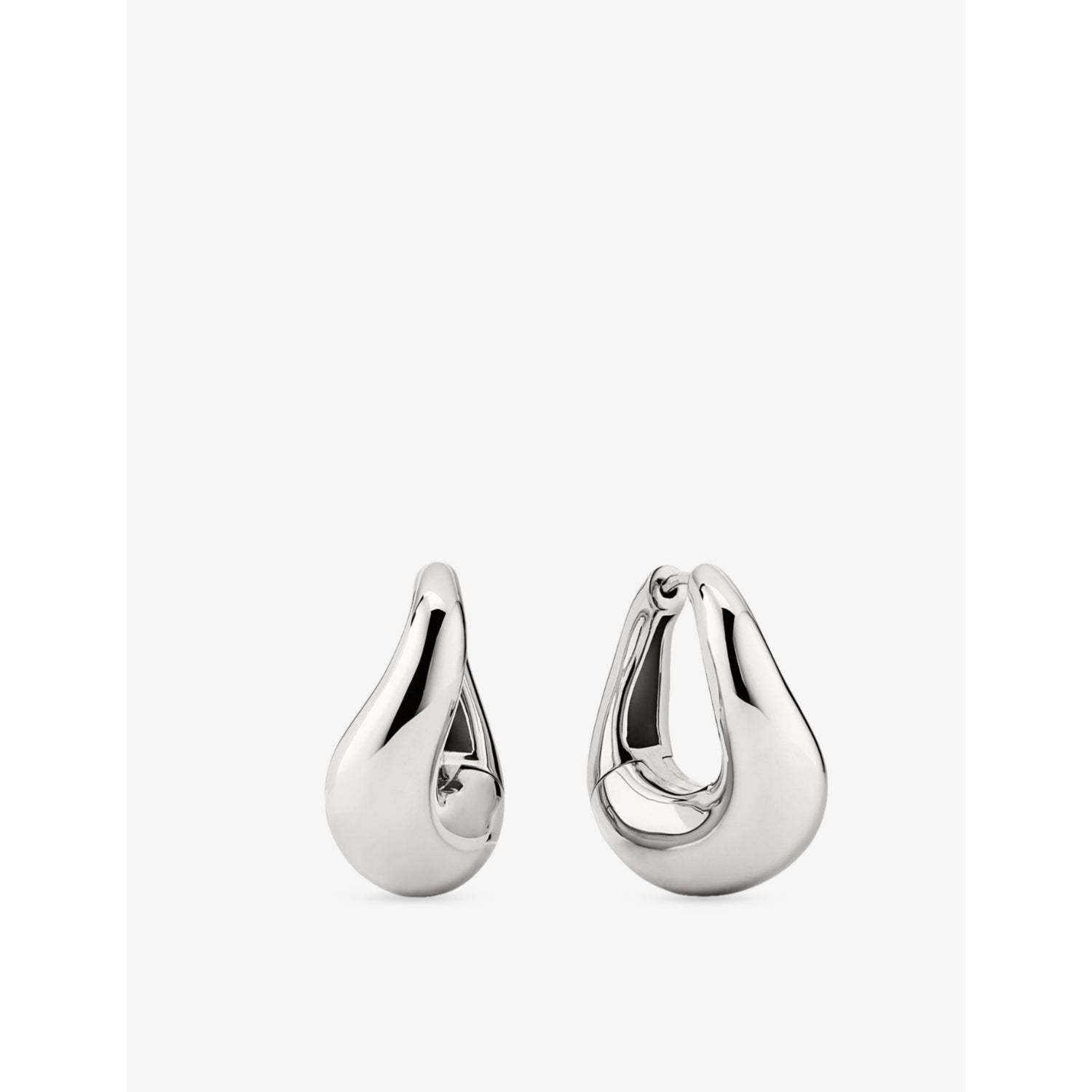 Mejuri Dôme Figure 18ct Yellow Gold Vermeil Hoop Earrings