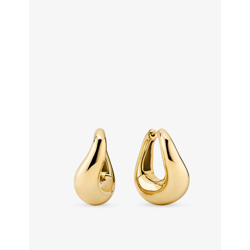 Mejuri 18ct gold vermeil hoop earrings 22mm - British product