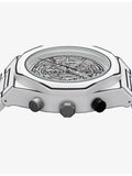 D1 Milano Polychrono white sketch polycarbonate watch 40.5mm (British brand)