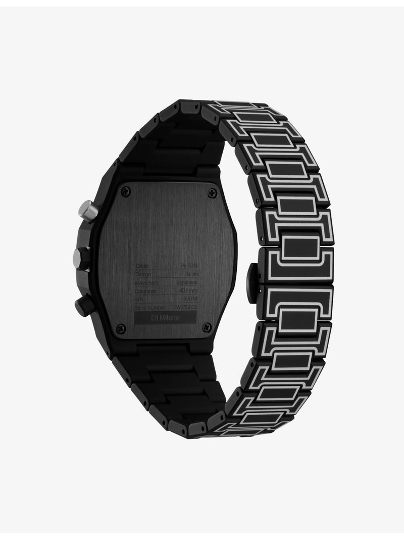 D1 Milano Polychrono Black Sketch watch 40.5mm, UK version
