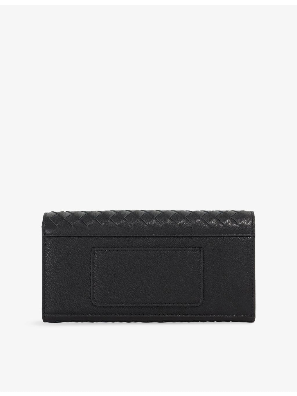 Dune Kokos leather purse with woven design, UK version