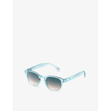 IZIPIZI square acetate sunglasses in turquoise stone - British product
