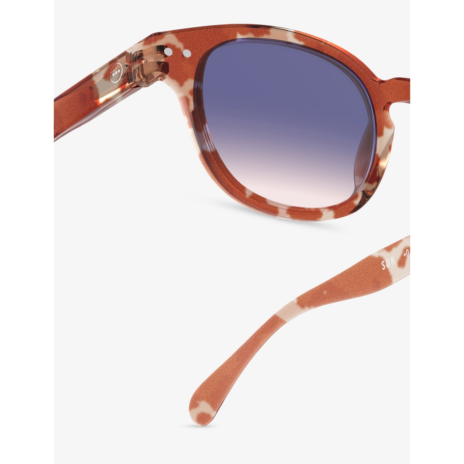 IZIPIZI Wild Hooves square acetate sunglasses, imported from the UK