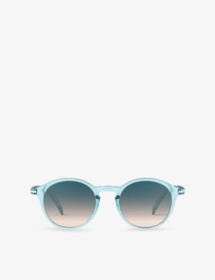 IZIPIZI turquoise stone round acetate sunglasses - British product