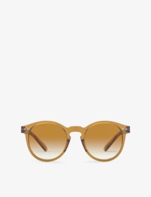 IZIPIZI Golden Canyon round-frame acetate sunglasses - British product