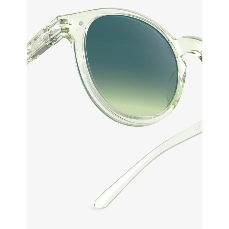 IZIPIZI Green Fields round-frame acetate sunglasses (British brand)