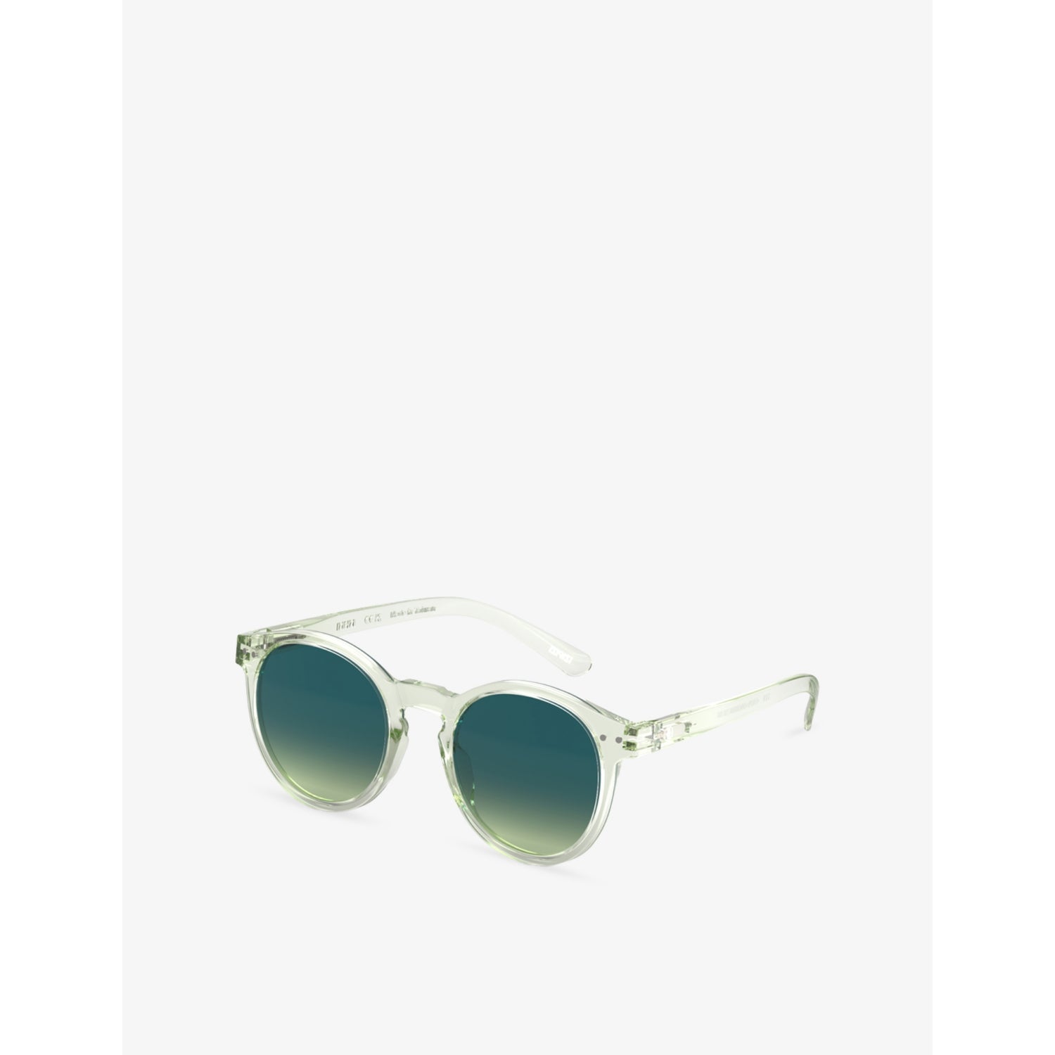 IZIPIZI Green Fields round-frame acetate sunglasses (British brand)