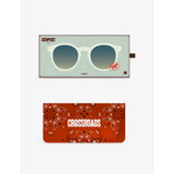 IZIPIZI Green Fields round-frame acetate sunglasses (British brand)
