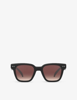 IZIPIZI rectangle acetate sunglasses with UV-protected lenses, UK version