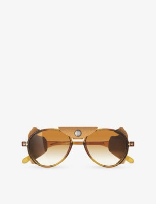IZIPIZI pilot-frame acetate sunglasses - British product