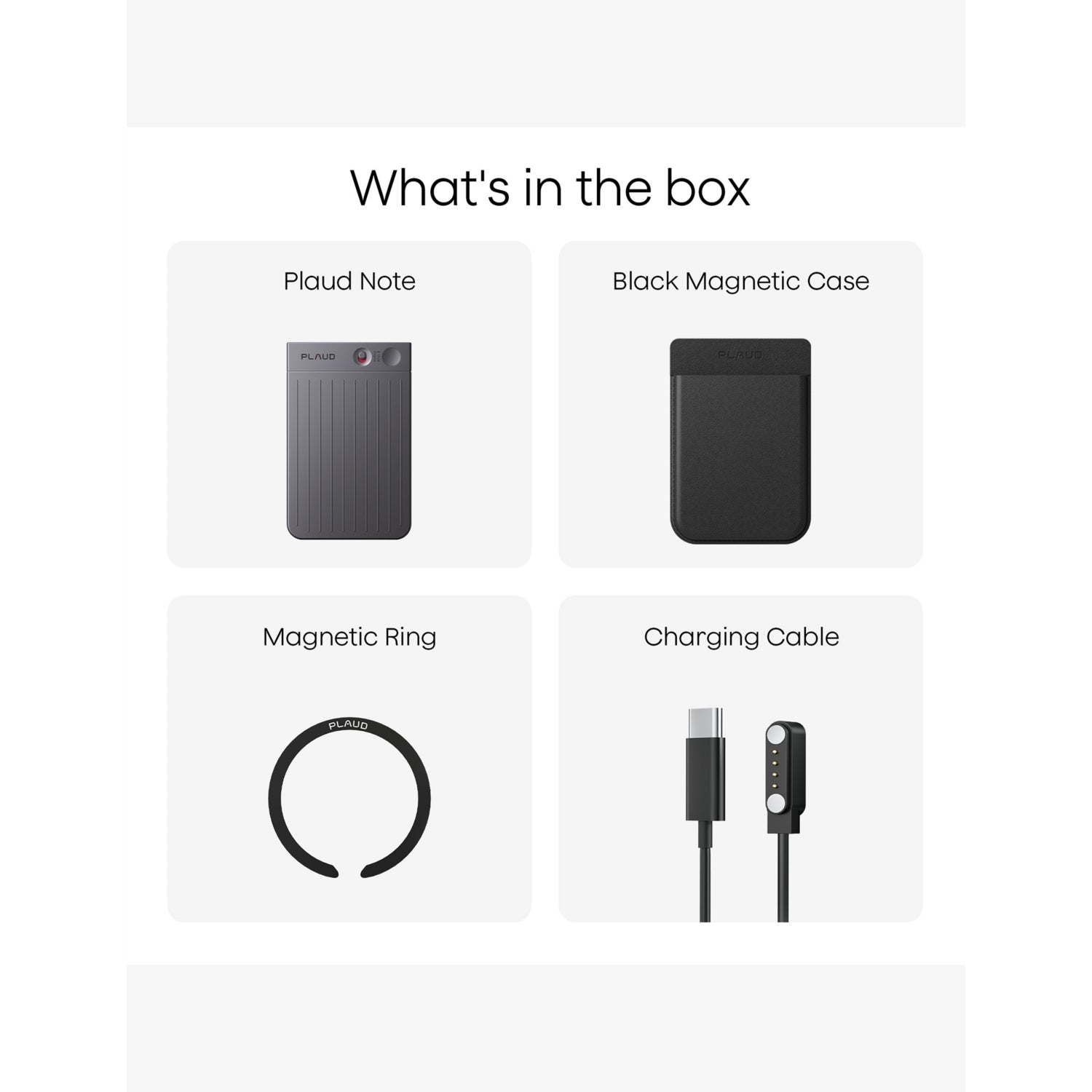 Plaud Note Black AI voice recorder (British brand)