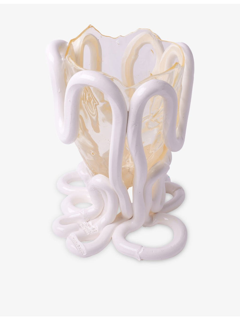 Fish Design Indian Summer medium resin vase 26cm, UK version