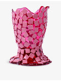 Fish Design small resin vase 19cm (British brand)