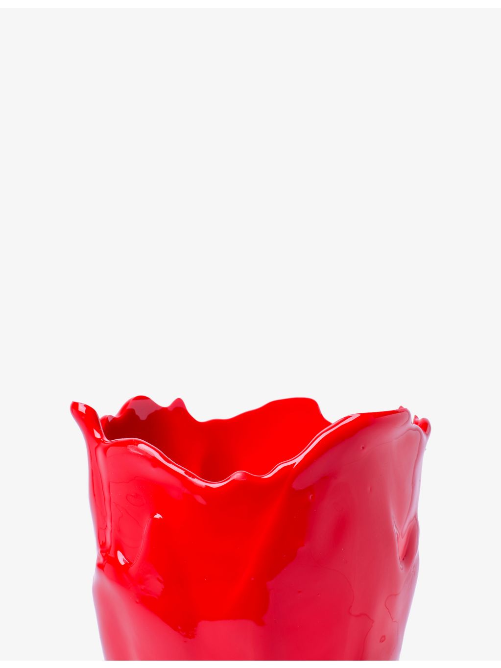 Gaetano Pesce clear medium resin vase 26cm (British brand)