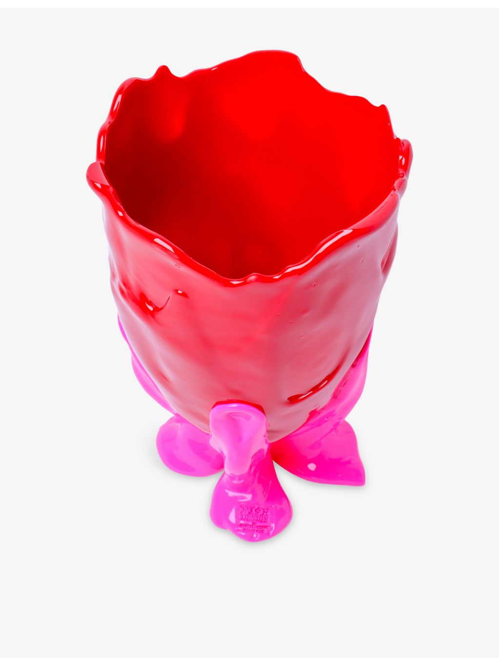 Gaetano Pesce clear medium resin vase 26cm (British brand)