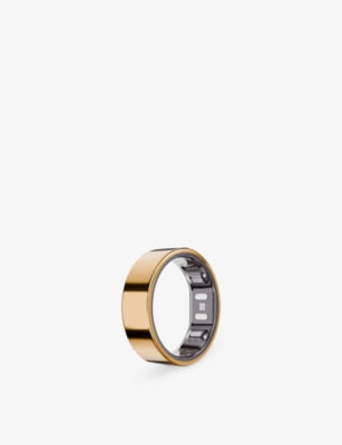 Reebok smart ring wearable Shiny Gold size 13, UK version