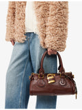 Chloe Paddington leather tote bag with stud charms, imported from the UK