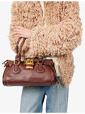 Chloe Paddington leather tote bag with stud charms, imported from the UK