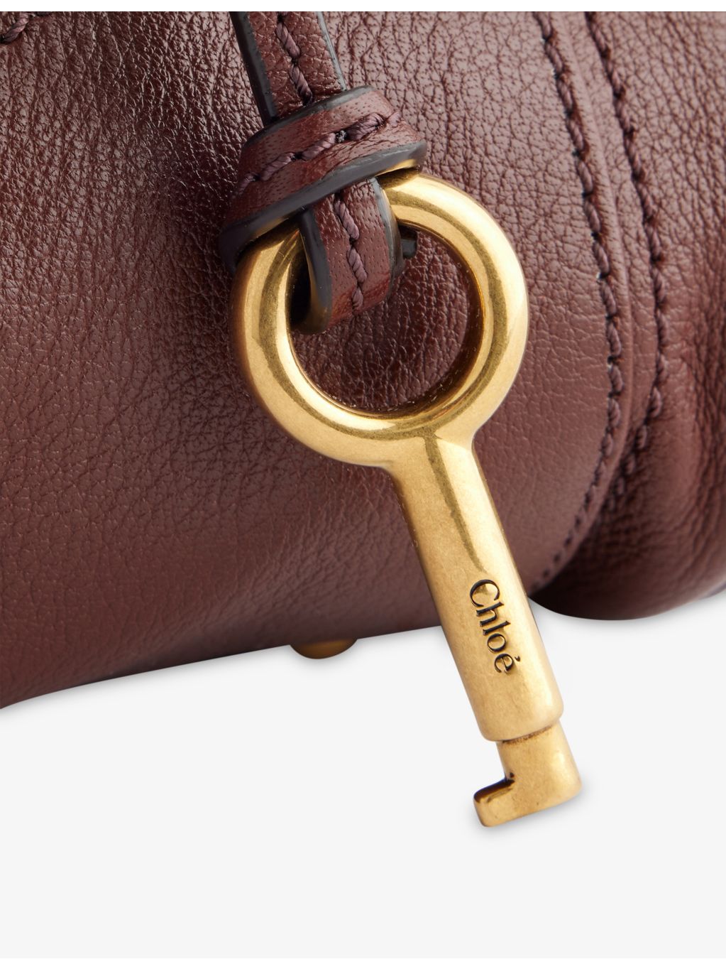 Chloe Paddington leather tote bag with stud charms, imported from the UK