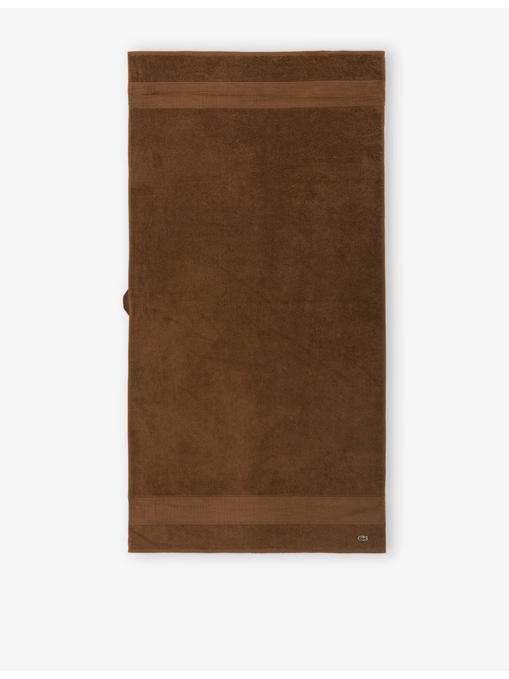 Lacoste cotton towel with logo embroidery (British brand)