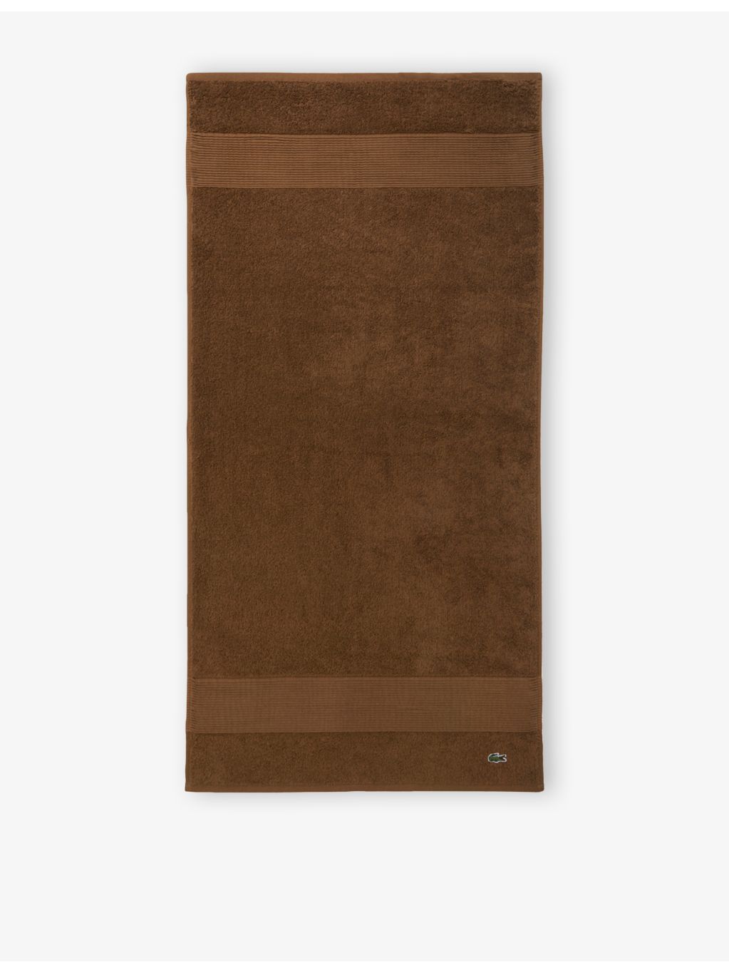 Lacoste cotton towel with logo embroidery (British brand)