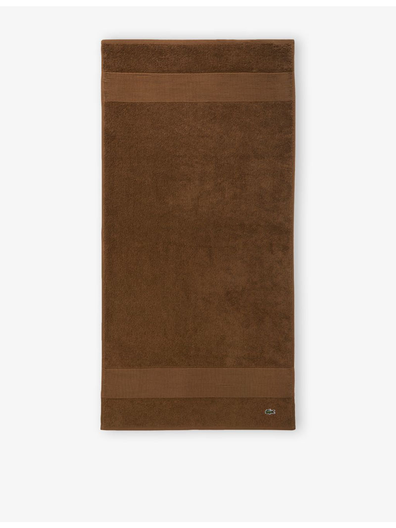 Lacoste cotton towel with logo embroidery (British brand)