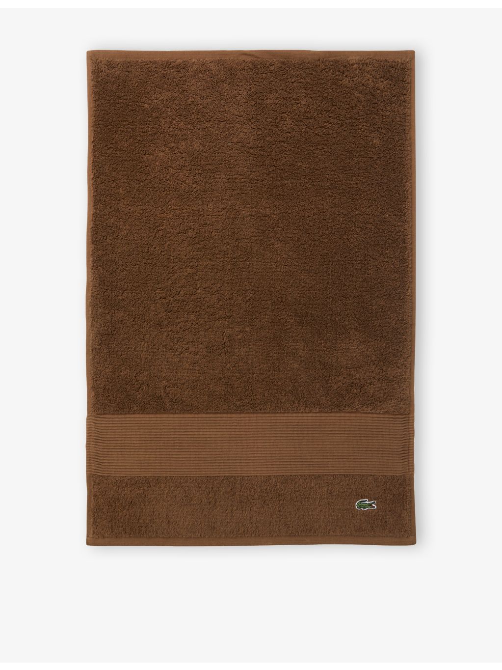 Lacoste cotton towel with logo embroidery (British brand)