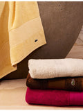 Lacoste cotton towel with logo embroidery (British brand)