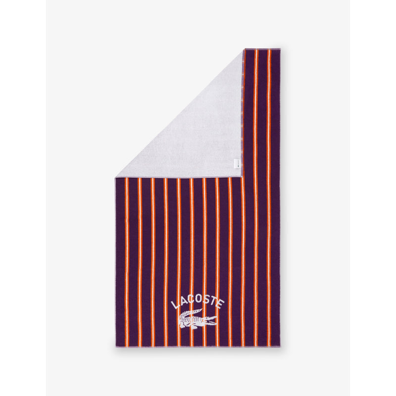 Lacoste Sunstripe cotton beach towel 90x160cm (British brand)