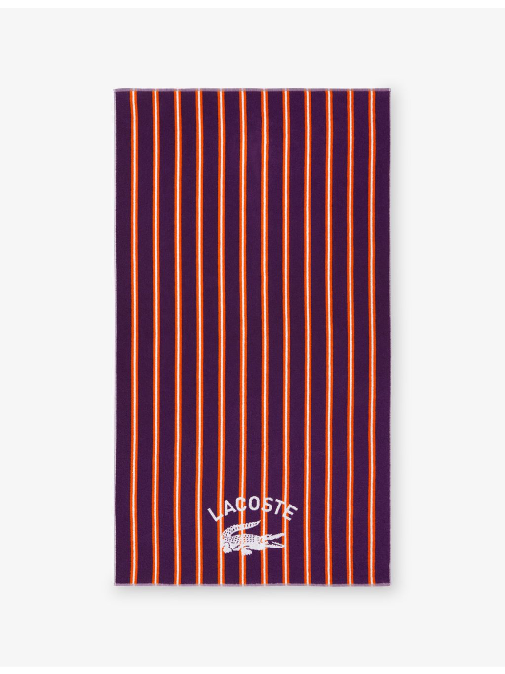 Lacoste Sunstripe cotton beach towel 90x160cm (British brand)