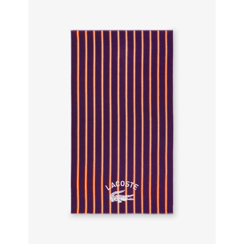 Lacoste Sunstripe cotton beach towel 90x160cm (British brand)