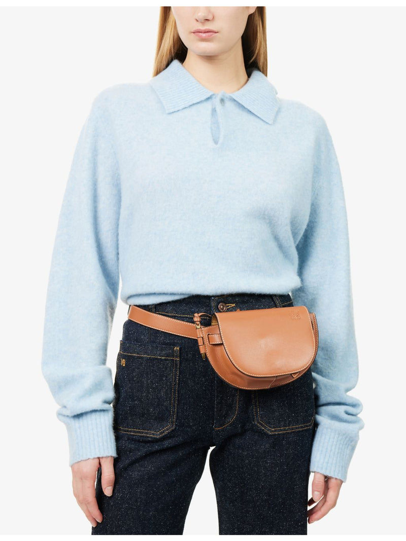 Loewe Gate pre-loved leather shoulder bag, imported from the UK