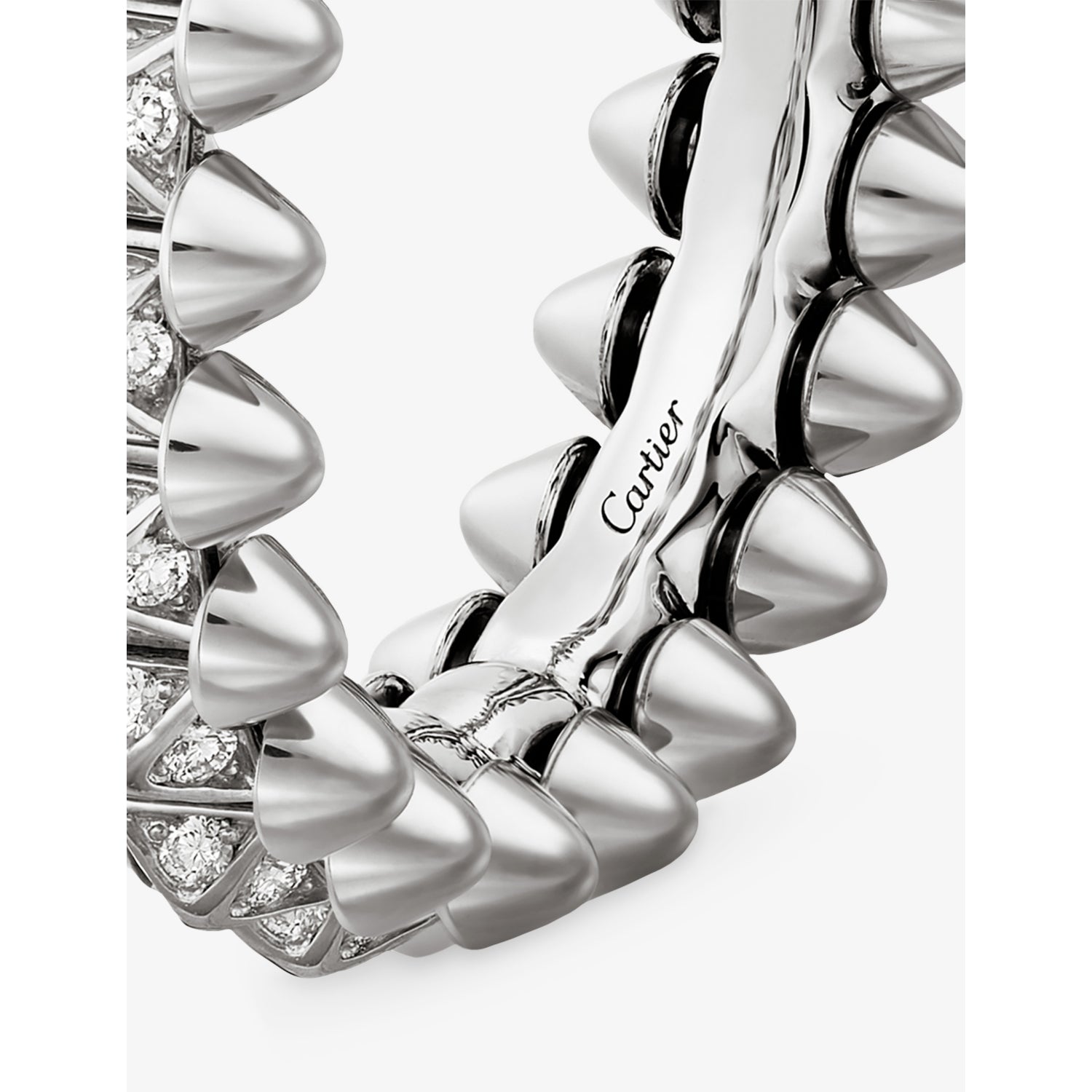 Cartier Clash ring 18ct white gold 0.31ct diamond, imported from the UK