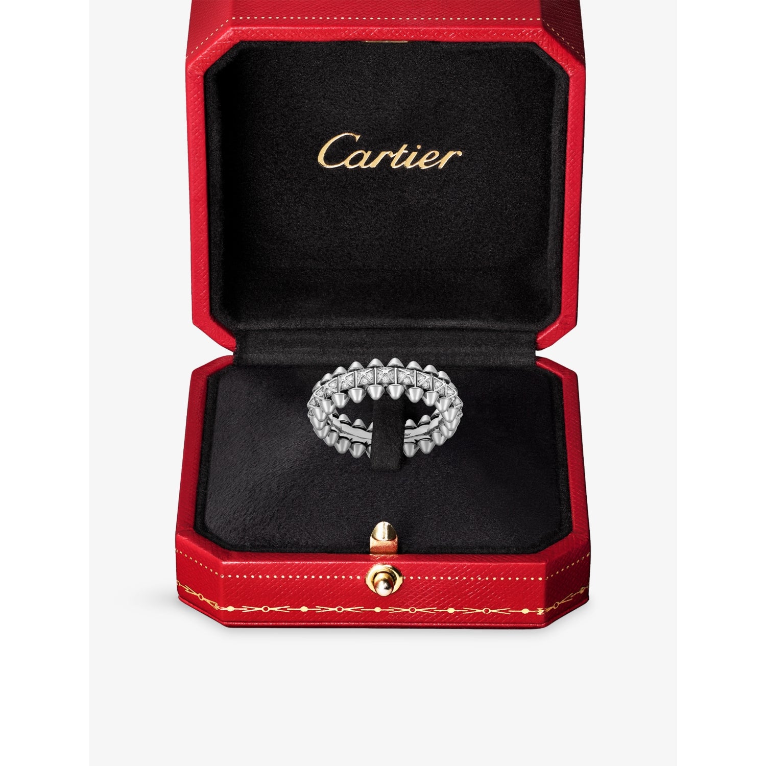 Cartier Clash ring 18ct white gold 0.31ct diamond, imported from the UK