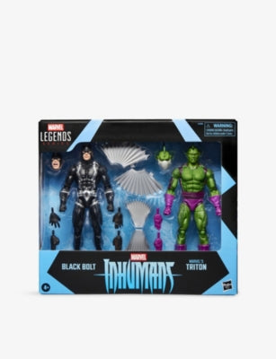Marvel Inhumans Black Bolt and Triton action figures 15cm (British brand)