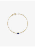 Astley Clarke yellow gold diamond and sapphire bracelet, imported from the UK