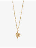 Astley Clarke white sapphire pendant necklace 18ct gold (British brand)