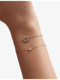 Astley Clarke Rising Sun diamond bracelet 14ct yellow gold (British brand)
