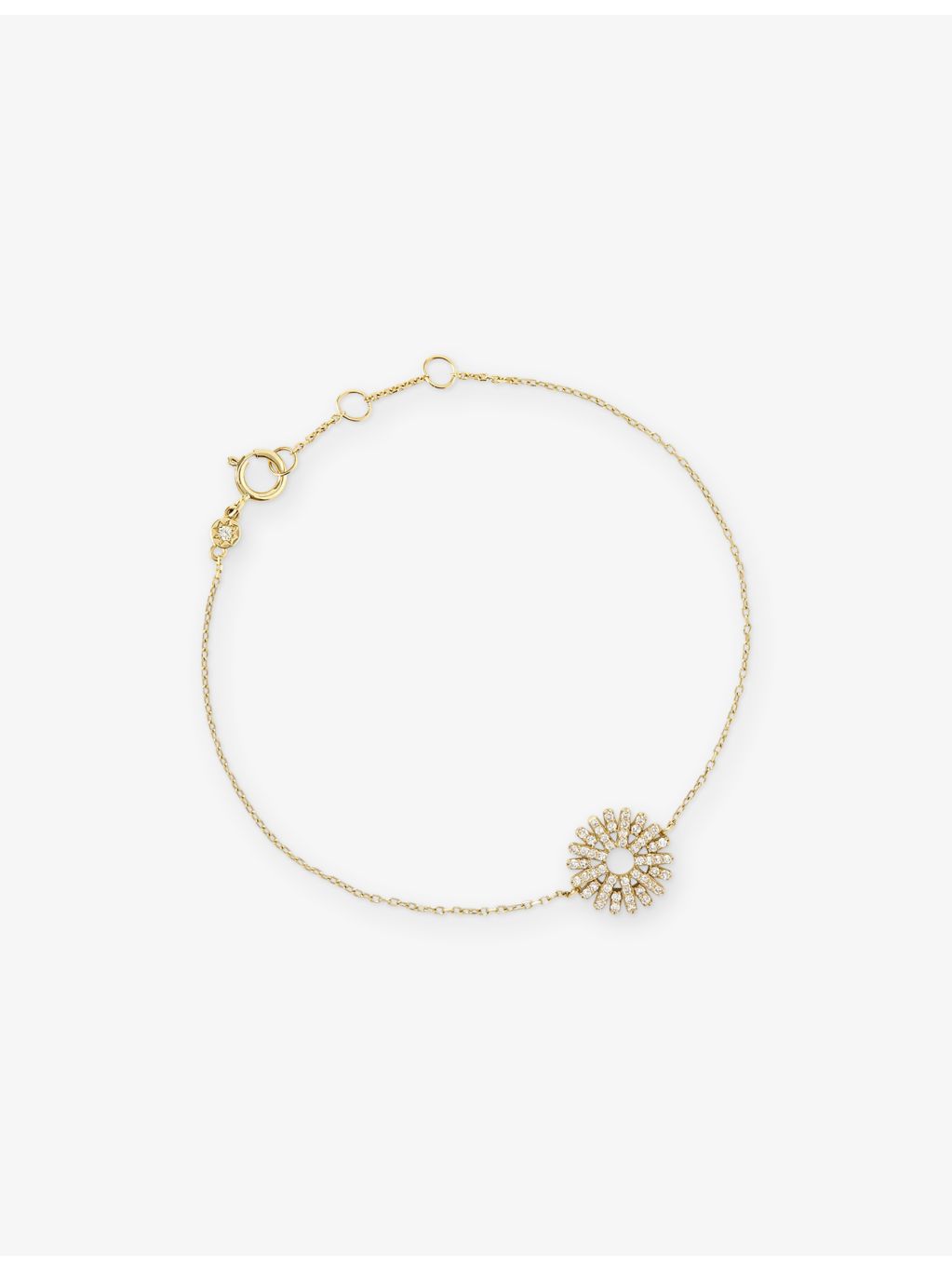 Astley Clarke Rising Sun diamond bracelet 14ct yellow gold (British brand)