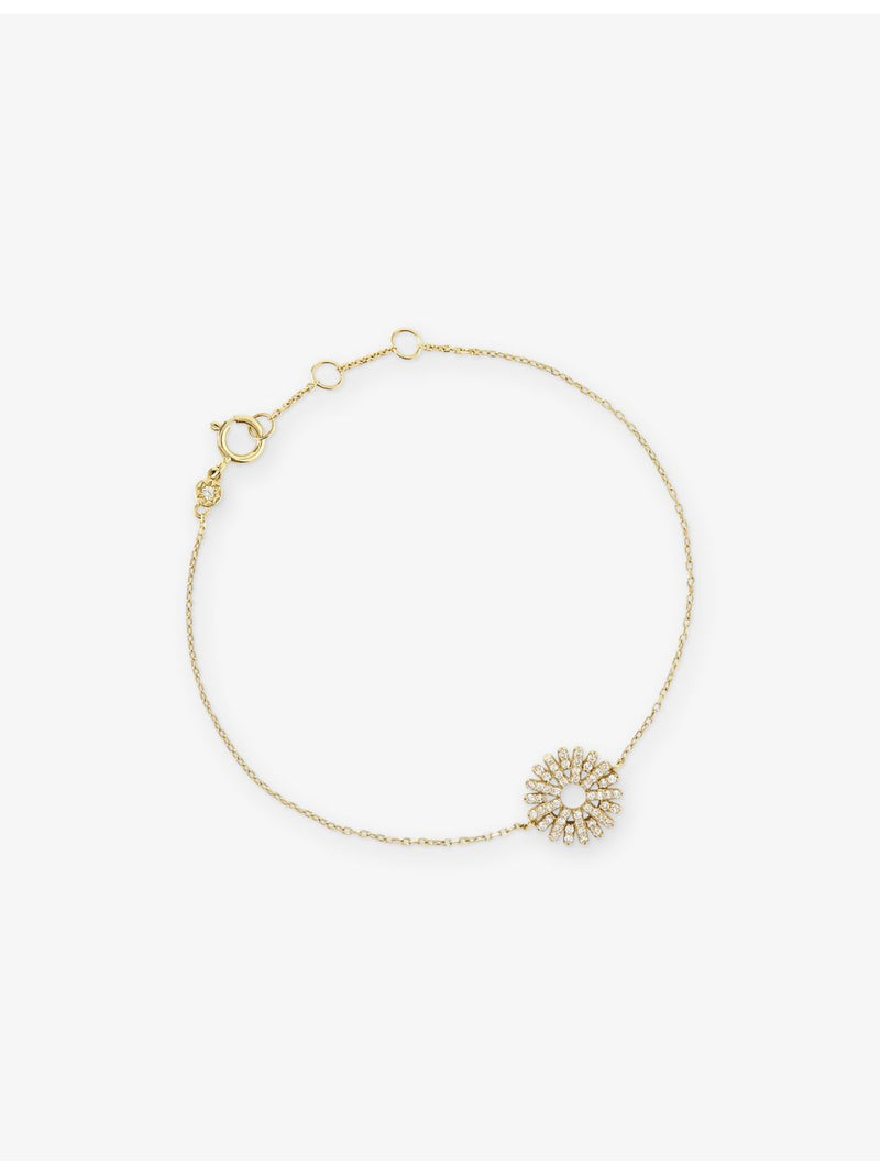 Astley Clarke Rising Sun diamond bracelet 14ct yellow gold (British brand)
