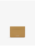 Sandro logo-embossed leather cardholder, compact size - British product
