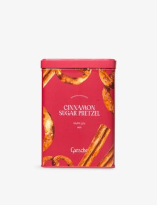 Ganache cinnamon sugar pretzel munchies 140g, imported from the UK