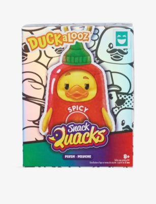 Duckalooz Snack Quack clip-on vinyl soft toy blind box 12.7cm, UK version